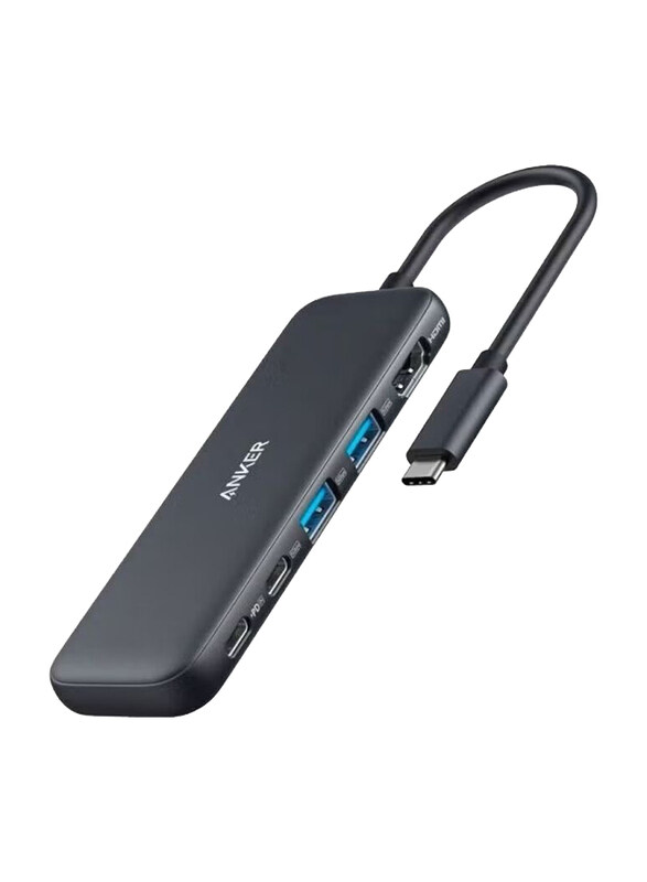 

Universal Anker Powerextend 5 In 1 USB C Hub, Black