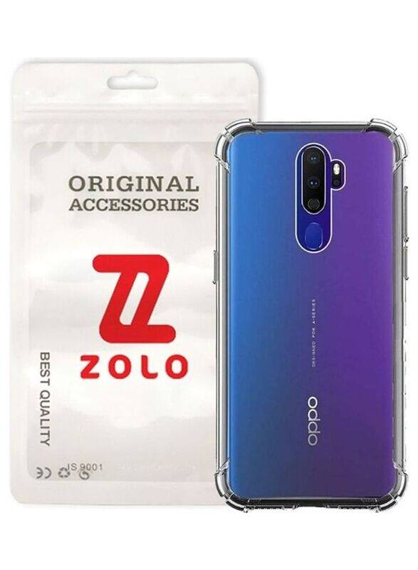 

Zolo Oppo A5 2020 Shockproof Slim Soft TPU Silicone Mobile Phone Case Cover, Clear