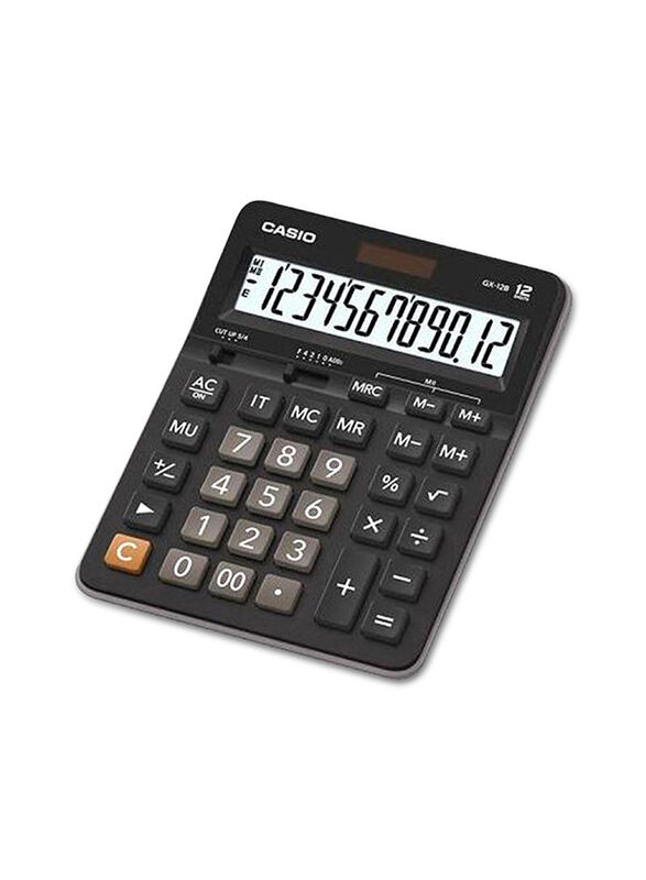 Casio Two Way Power Scientific Calculator, GX12B, Black
