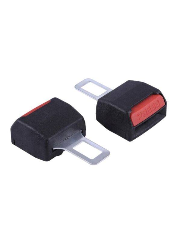 

Type R Car Seat Belt Buckle Set, 2 Pieces, Black/Red