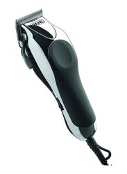 Wahl Chrome Pro Hair Trimmer with Accessories Set, Black/Silver