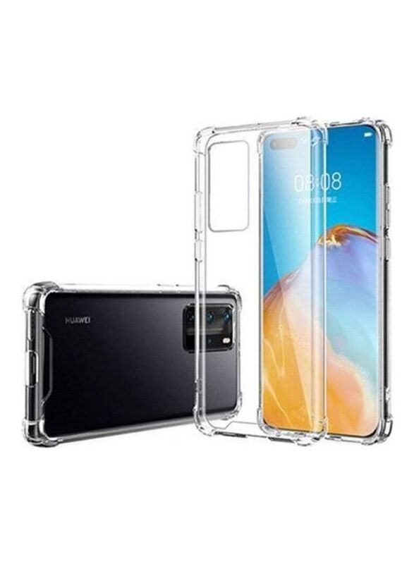 Zolo Huawei P40 Pro Shockproof Slim Soft TPU Silicone Mobile Phone Case Cover, Clear