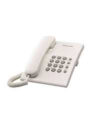 Panasonic Wall Mountable Corded Landline Telephone, White