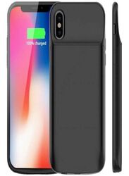 Apple iPhone X Battery Back Mobile Phone Case Cover, PO-6000, Black