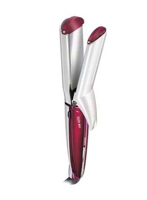 BaByliss Multi Styler Curling Iron, BAB-MS21SDE, Pink/Silver