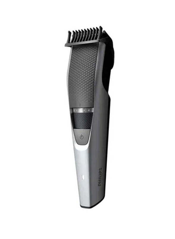 Philips Series 3000 Beard Trimmer with Hair Lift & Trim Comb, BT3216/14, Silver/Black