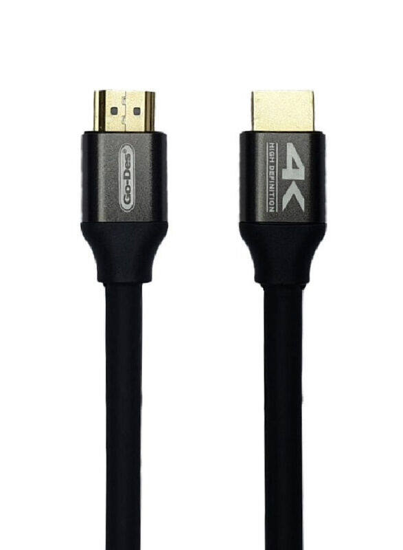 

Go-Des 3-Meter GD-HM802 HDMI to HDMI 4K Cable, Black