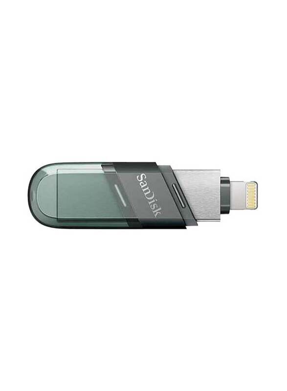 SanDisk 32GB iXpand USB Flash Drive, Green/Silver