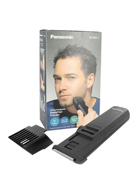 Panasonic Professional Rechargeable Electric Hair Trimmer, ER-2031k, Black