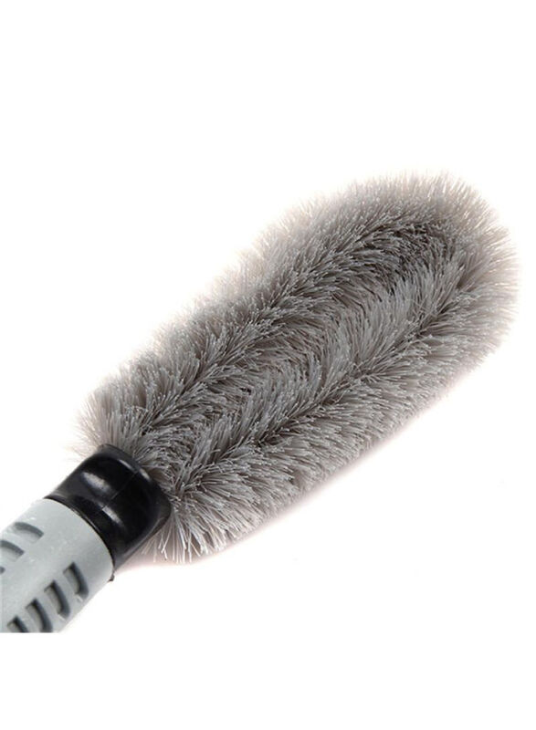 Car Tire Cleaning Special Axle Brush, Grey