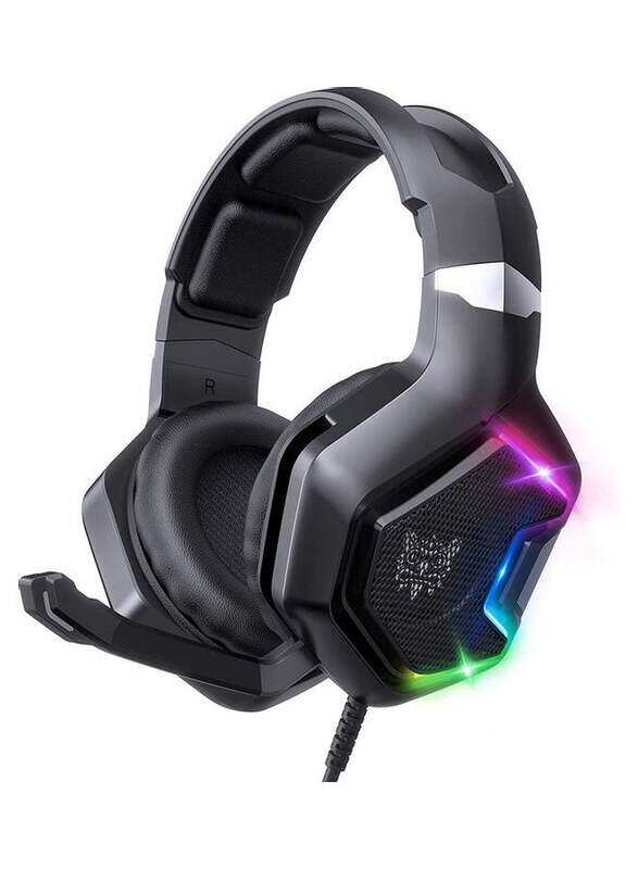 

Na Onikuma K10 Pro Wired Over-Ear Noise Cancelling Stereo Gaming Headset with Microphone, Black