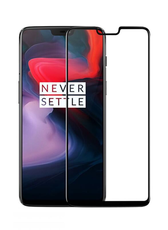OnePlus 6 Tempered Glass Screen Protector, 514.55054303.18, Clear