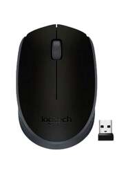 Logitech Wireless Laser Optical Mouse, Black/Grey