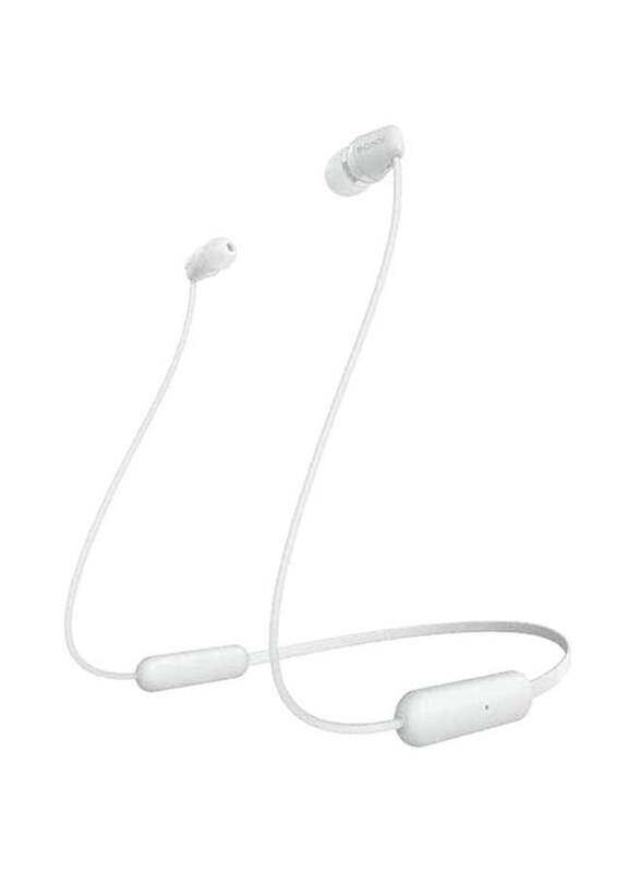 

Sony WI-C200 Wireless In-Ear Headphones with Mic, White