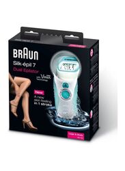 Braun Silk-Epil Dual Epilator, 7891, White/Green