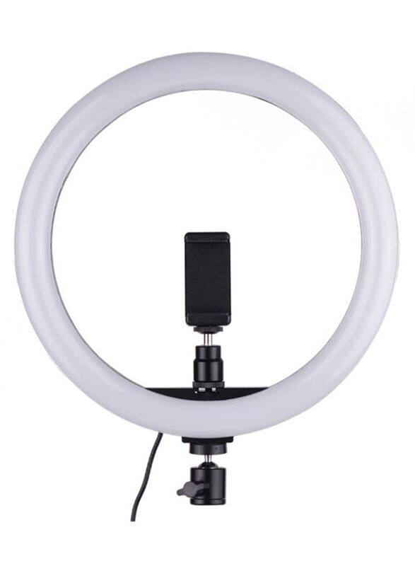 

Generic Dimmable Video Shooting LED Photography Ring Light Set, Black/White