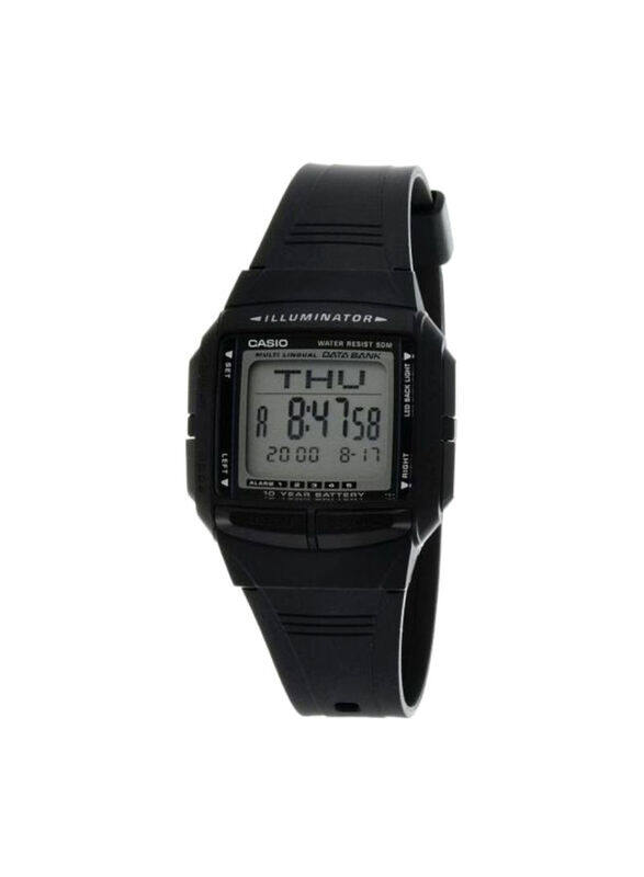 

Casio Illuminator Digital Watch for Men with Resin Band, Water Resistant, CA-53W-1ZDR, Black/Grey