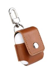Apple AirPods Protective Genuine Leather Cover, Brown