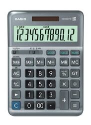 Casio 12-Digit Desktop Calculator, DM-1200FM, Black/Grey