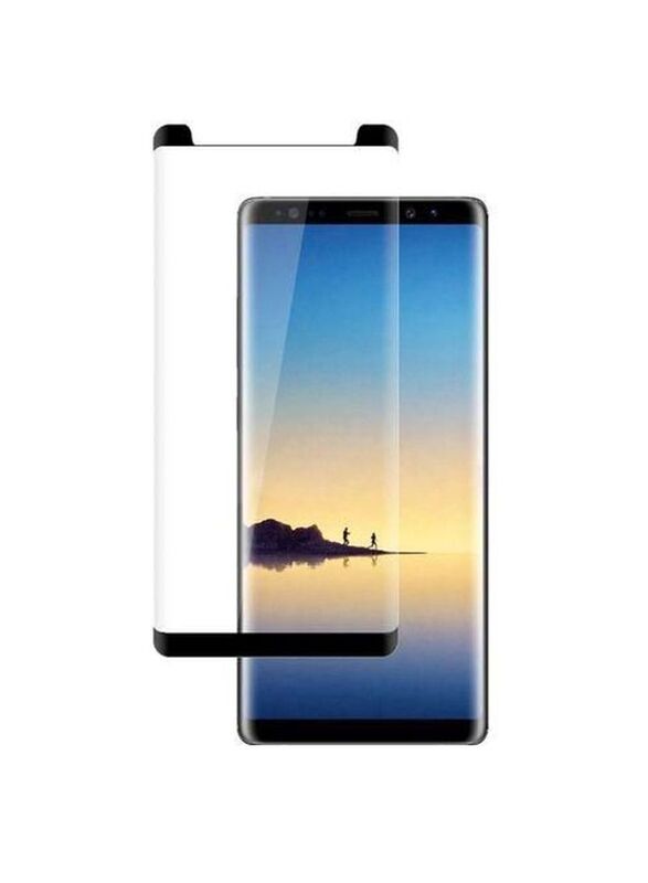 Samsung Galaxy Note 8 Tempered Glass Screen Protector, Black/Clear