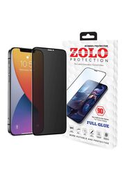 Zolo Apple iPhone 13 Pro Max Anti-Spy Privacy 9D Tempered Glass Screen Protector, Black