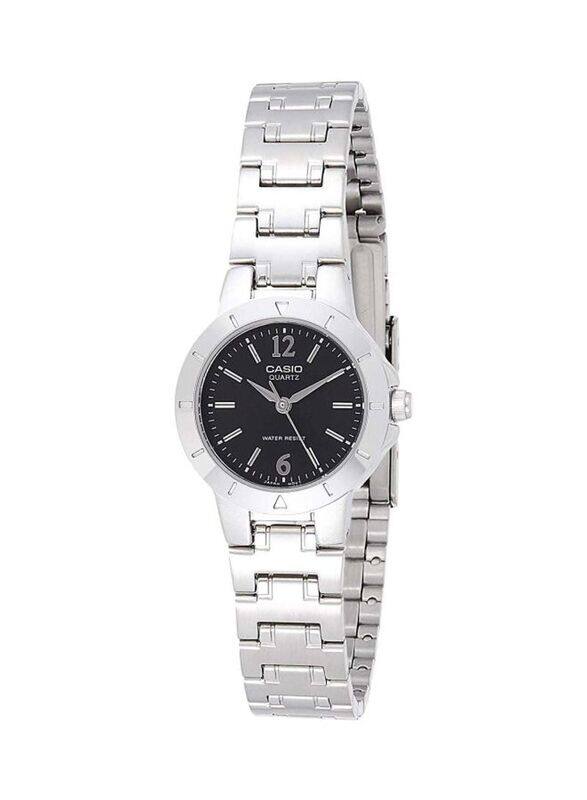 

Casio Enticer Analog Watch for Women with Stainless Steel Band, LTP1177A-1ADF, Silver-Black