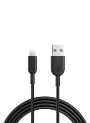 Anker 6 Feet Powerline II Lighting Data Sync And Charging Cable, Black