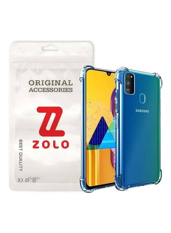 

Zolo Samsung Galaxy M30s Shockproof Slim Soft TPU Silicone Mobile Phone Case Cover, Clear