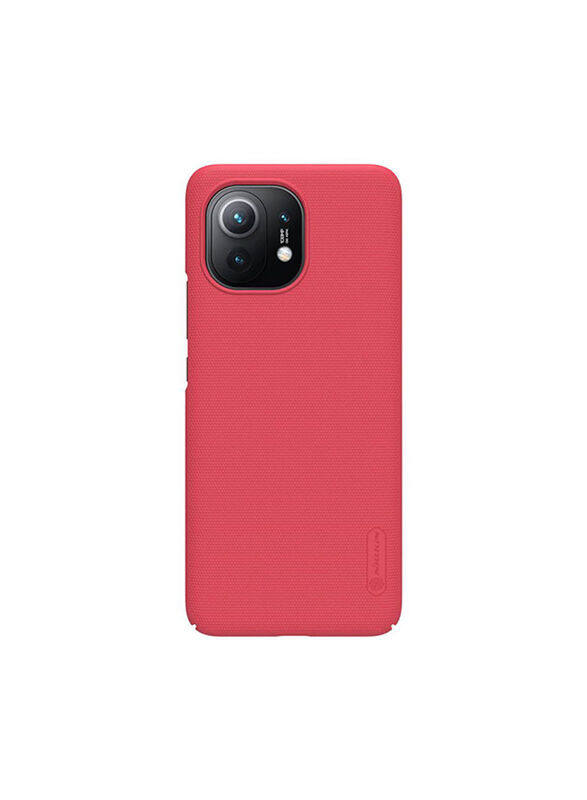 

N/A Nillkin Xiaomi Mi 11 5g Super Frosted Shield Hard Phone Mobile Phone Case Cover, Red