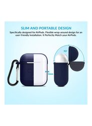 Protective Silicone Case Cover for Apple AirPods, Blue