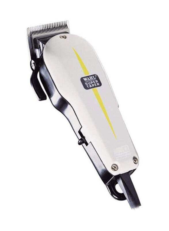 Wahl Corded Super Taper Hair Clipper, 8466-216, Black/White/Yellow