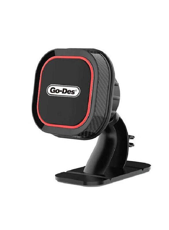 

Go-Des 360 Degree Rotation Magnetic Phone Car Mount Holder, Black