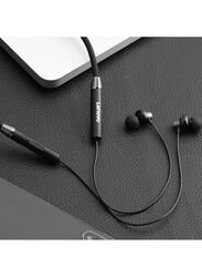 Lenovo HE05 BT5.0 Sports Sweatproof Magnetic Neckband Wireless In-Ear Earbuds with Mic, Black