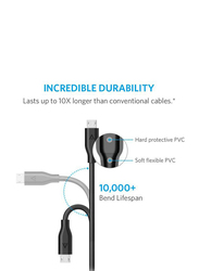 Anker 3-Feet Powerline Micro USB Cable, Micro USB to USB Type A for Smartphones/Tablets, A8132H12, Black