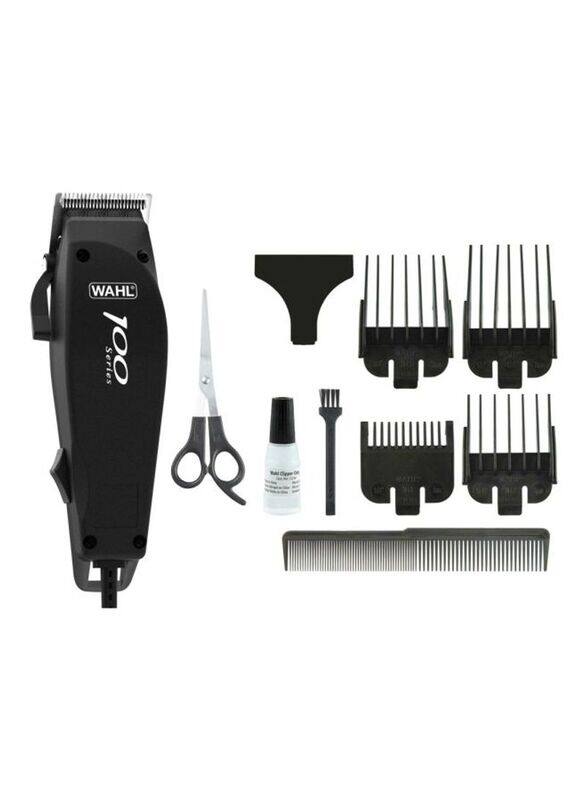 

Wahl 100 Series Clipper Kit, WAHL 100, Black/Silver/Clear
