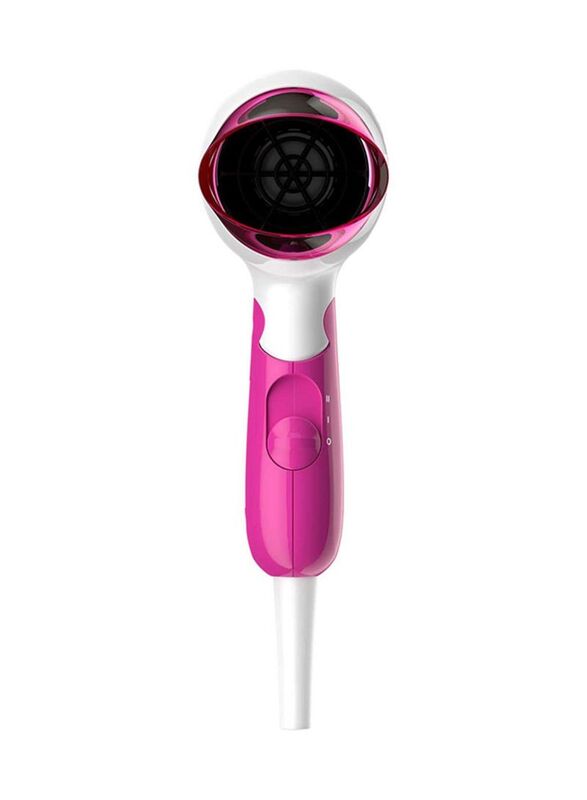 Philips Drycare Essential Care Hair Dryer, BHD003/03, White/Pink