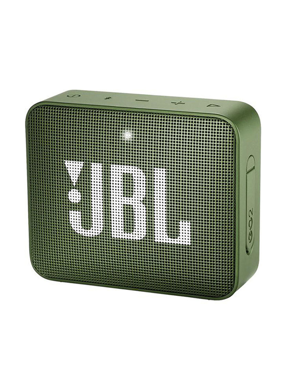 JBL Go 2 IPX7 Water Resistant Portable Bluetooth Speaker, Green