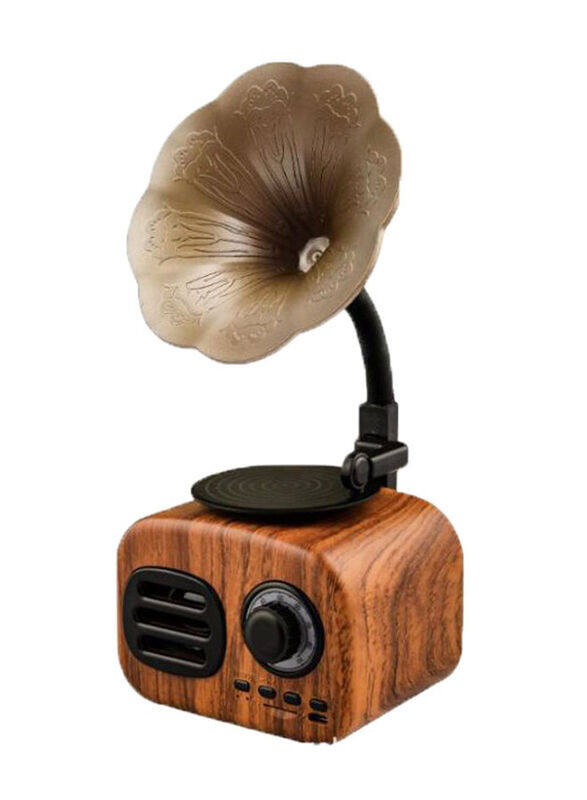 

Generic Retro Phonograph Bluetooth Wireless Speaker, Multicolour