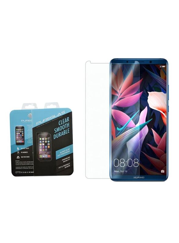 Huawei Mate 10 Pro Tempered Glass Screen Protector, 514.50733832.18, Clear