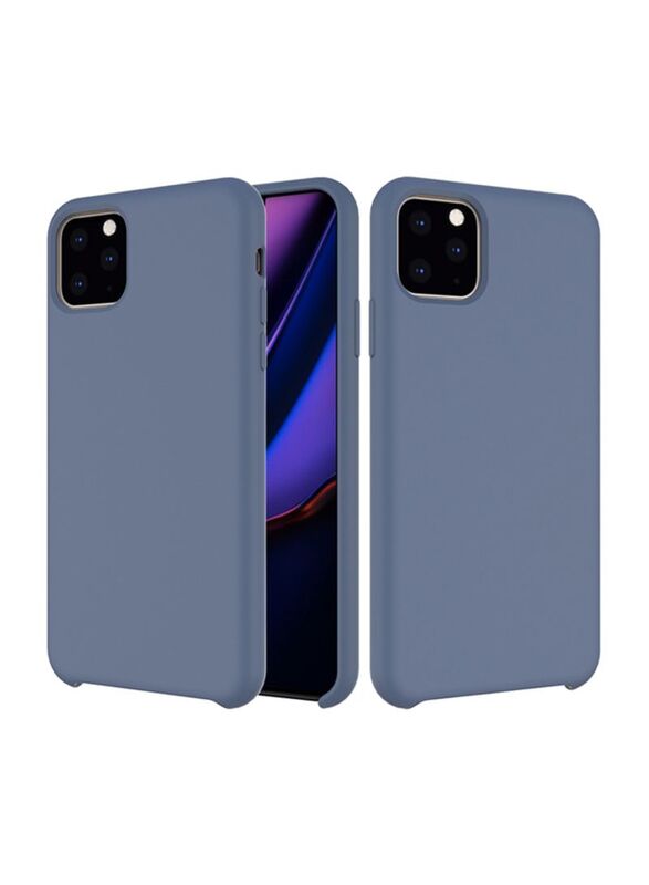Apple iPhone 11 Pro Max Silicone Protective Mobile Phone Back Case Cover, EDA00036303E, Dark Blue