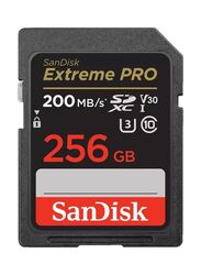 Sandisk 256GB SDXC Memory Card, Black