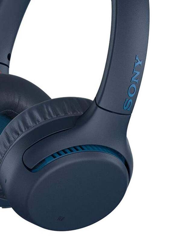 Sony WH-XB700 Extra Bass Wireless Over-Ear Headphones, Blue
