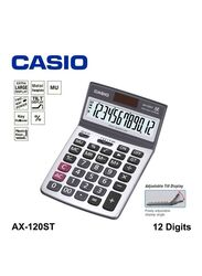 Casio Calculator, AX-120ST, Black/Silver