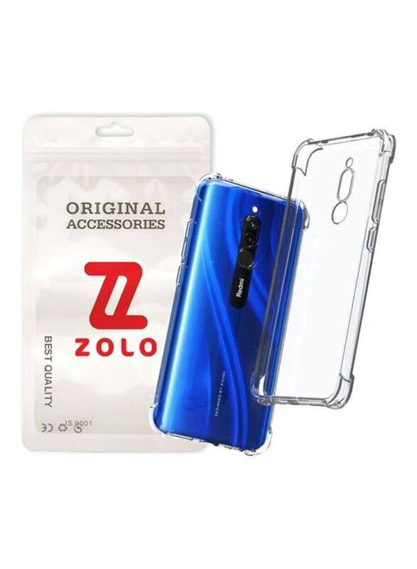 

Zolo Xiaomi Redmi 8 Shockproof Slim Soft TPU Silicone Mobile Phone Case Cover, Clear