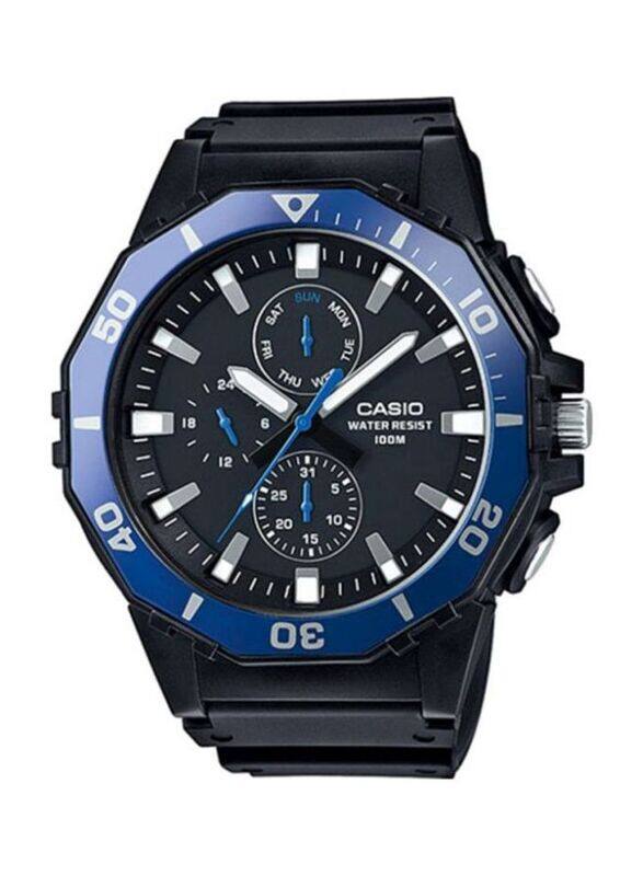 

Casio Analog Watch for Men with Resin Band, Water Resistant, MRW-400H-2AV, Black