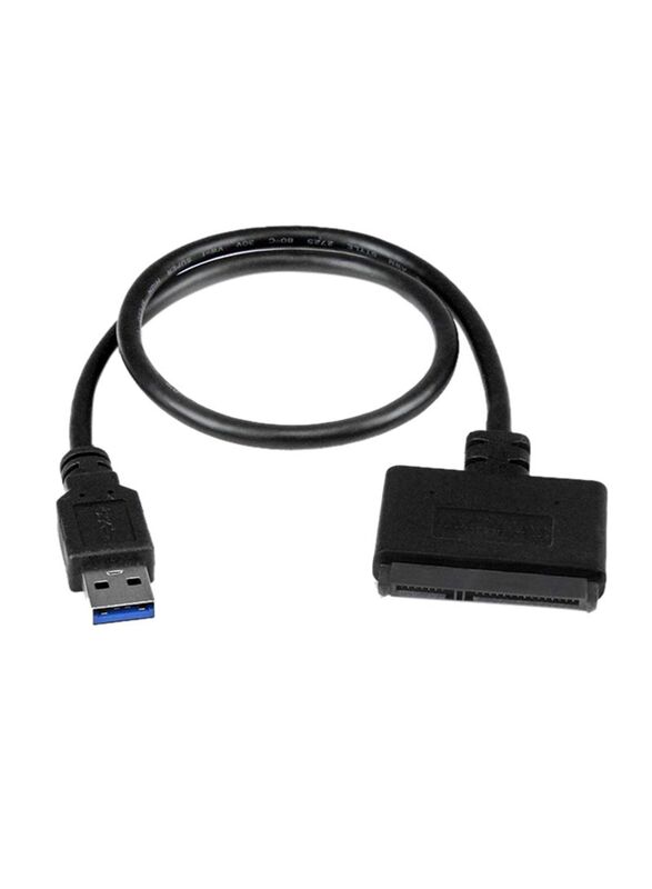 USB 3.0 to SATA External Hard Drive Adapter Cable, Black