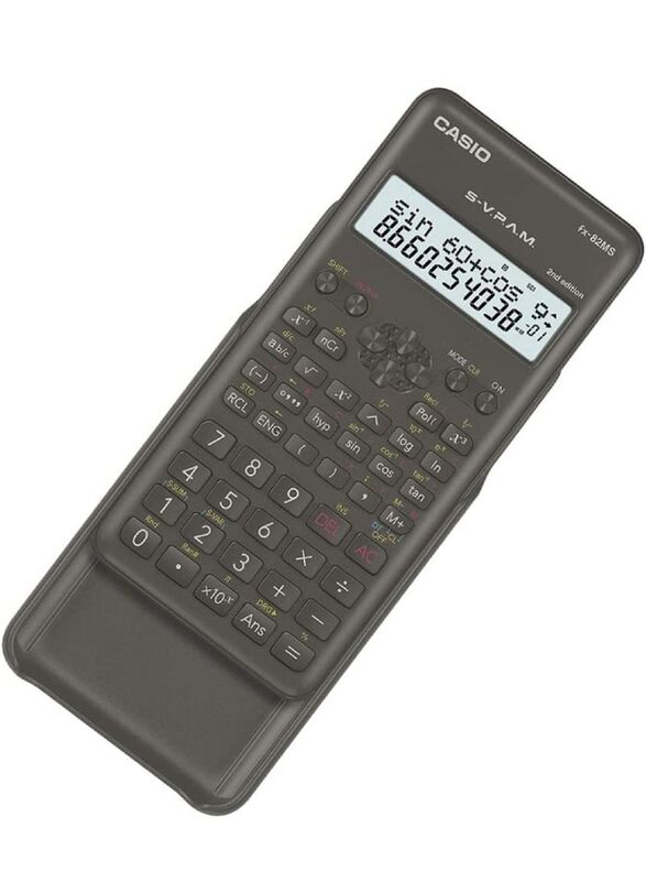 Casio 2nd Edition Scientific Calculator, FX-82MS, Black