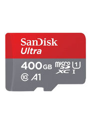 Sandisk 400GB microSDHC Memory Card, Red/Grey