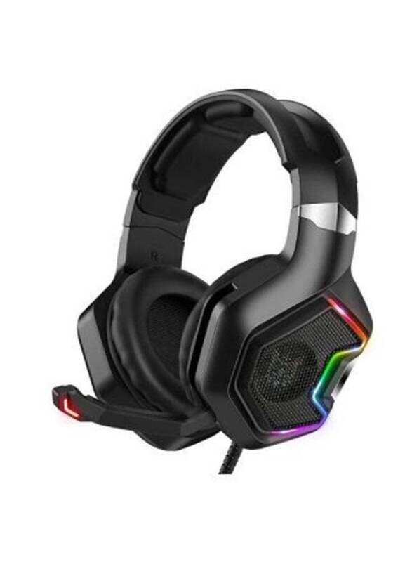 

Na Onikuma Wired Over-Ear Noise Cancelling Gaming Headset for PS4 PS5 XOne XSeries Nswitch and PC, Black