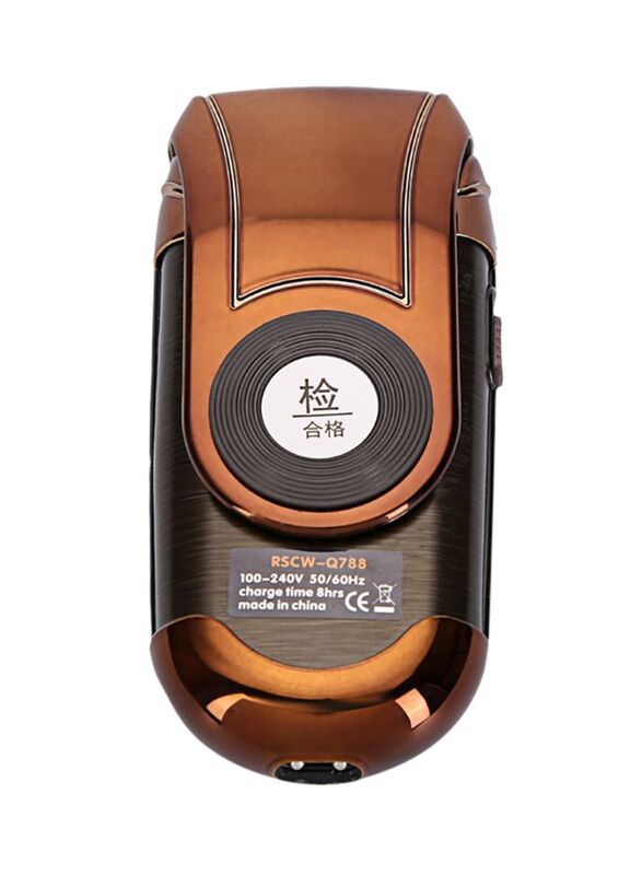 

Kemei Rechargeable Shaver KM-Q788, KM-Q788, Brown/Grey